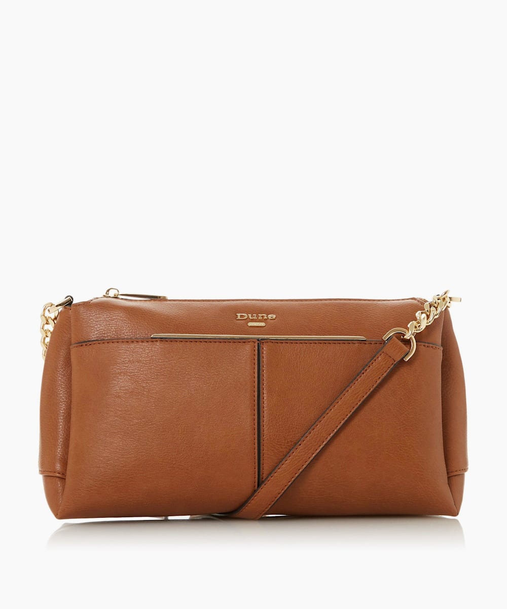 Dune tan cross online body bag