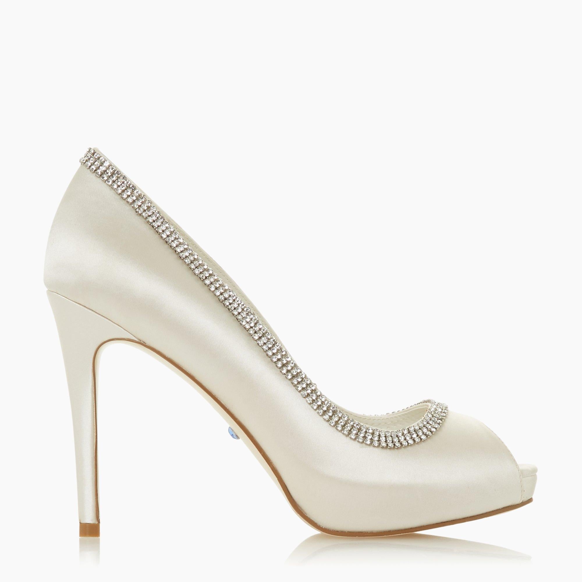 wedding shoes dune open toe shoes