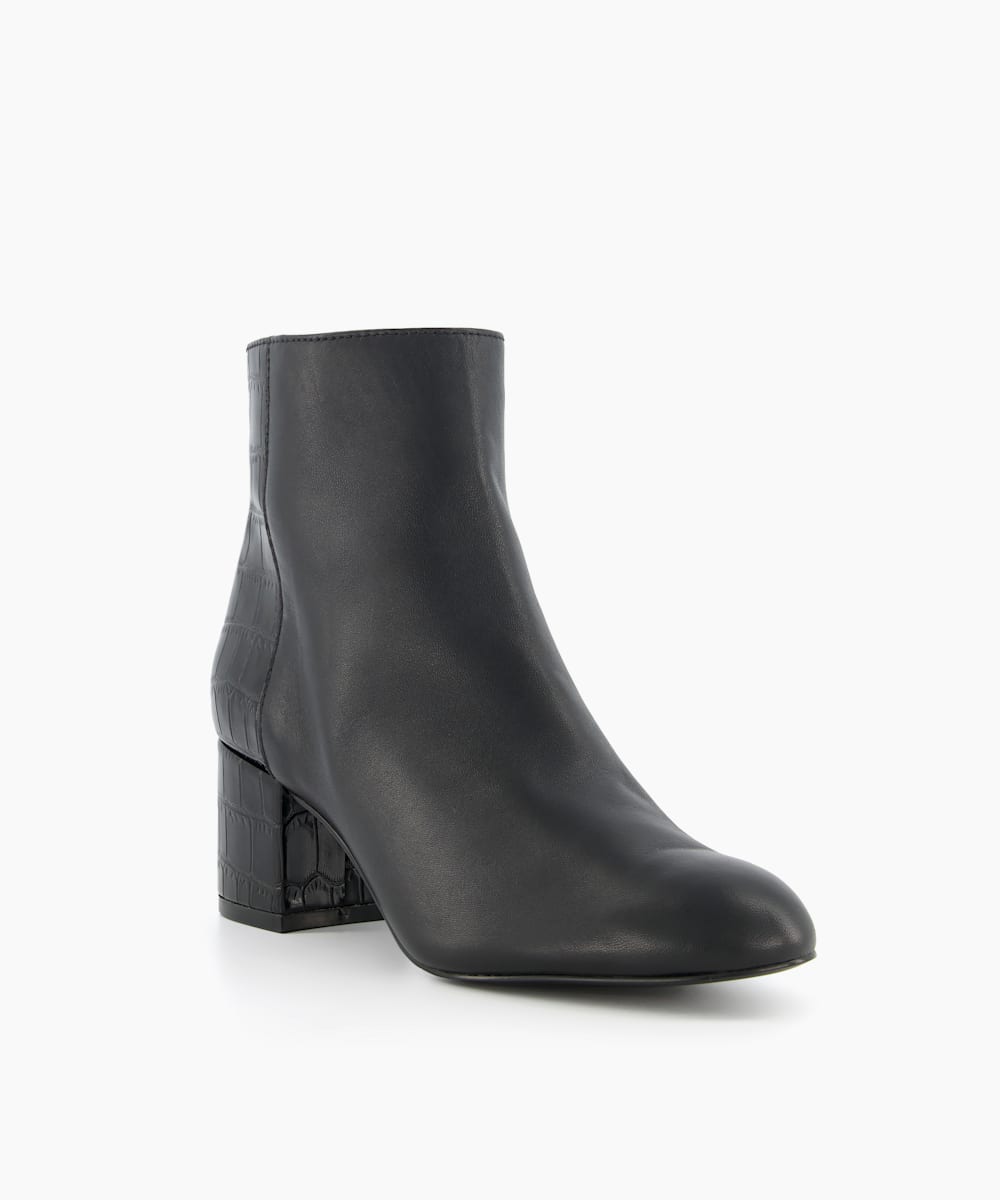 Dune olyvea boots clearance black