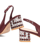 Catharine - Burgundy