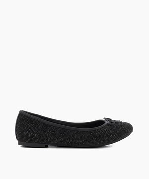 Dune hennah clearance woven ballerina shoes