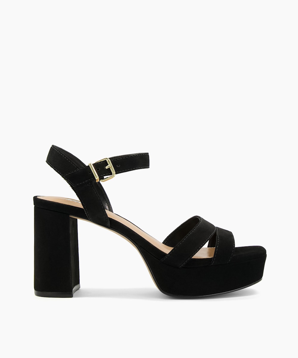 Molten Black Suede – Dune London Australia