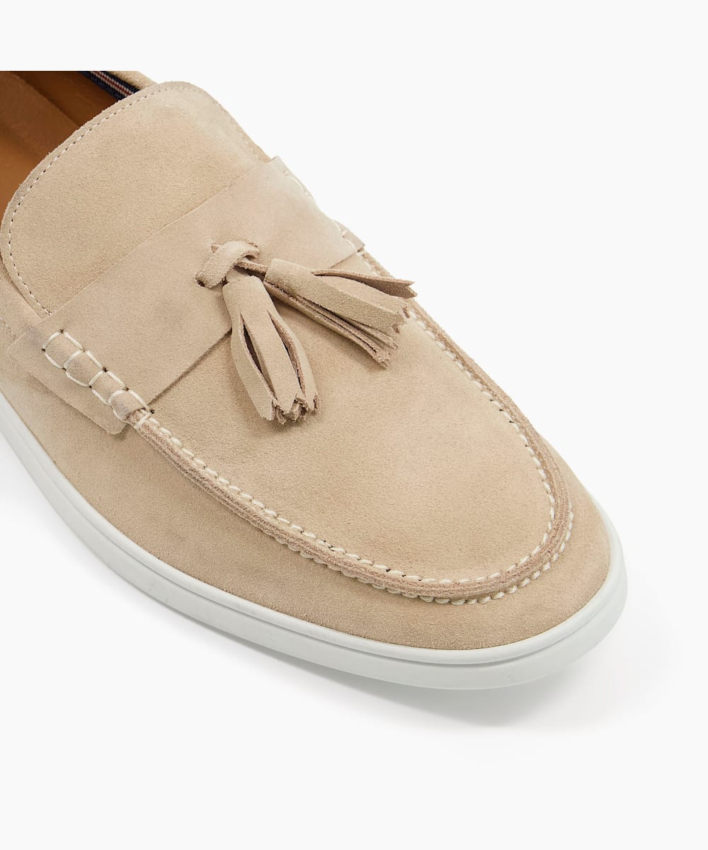 Dune London Mens Bloom Loafer in Sand